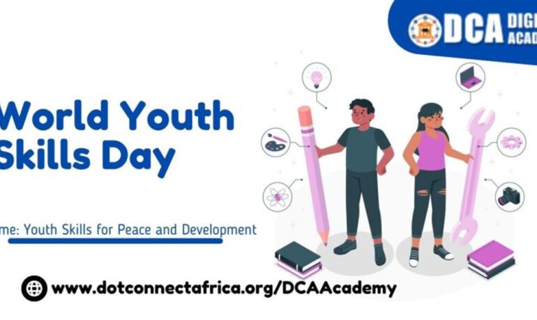 Celebrate World Youth Skills Day with DotConnectAfrica Academy