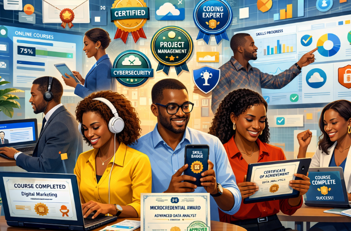 an image of micro credentials for african learners